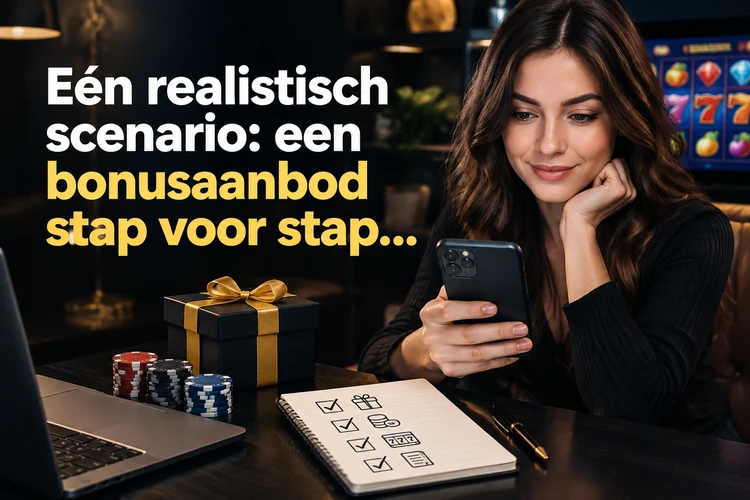 Eén realistisch scenario: een bonusaanbod stap voor stap beoordelen