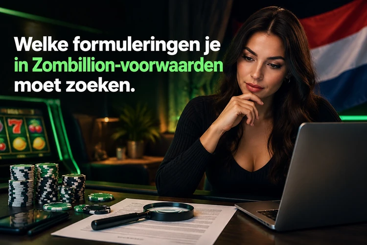 Welke formuleringen je in Zombillion-voorwaarden moet zoeken