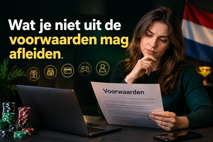 Wat je niet uit de voorwaarden mag afleiden